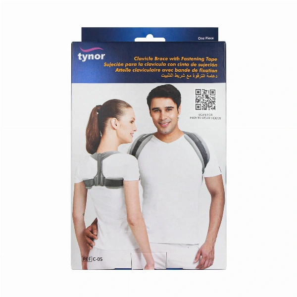 Clavicle Brace With Fastening Tape Tynor L