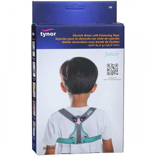 Clavicle Brace With Fastening Tape Junior Tynor CH