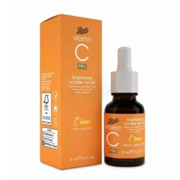 Boots Vitamin C Brightening Booster Serum (15 ML)