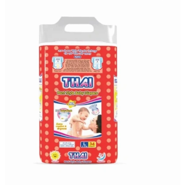 Thai Pant Style Baby Diaper L (34's Pack)
