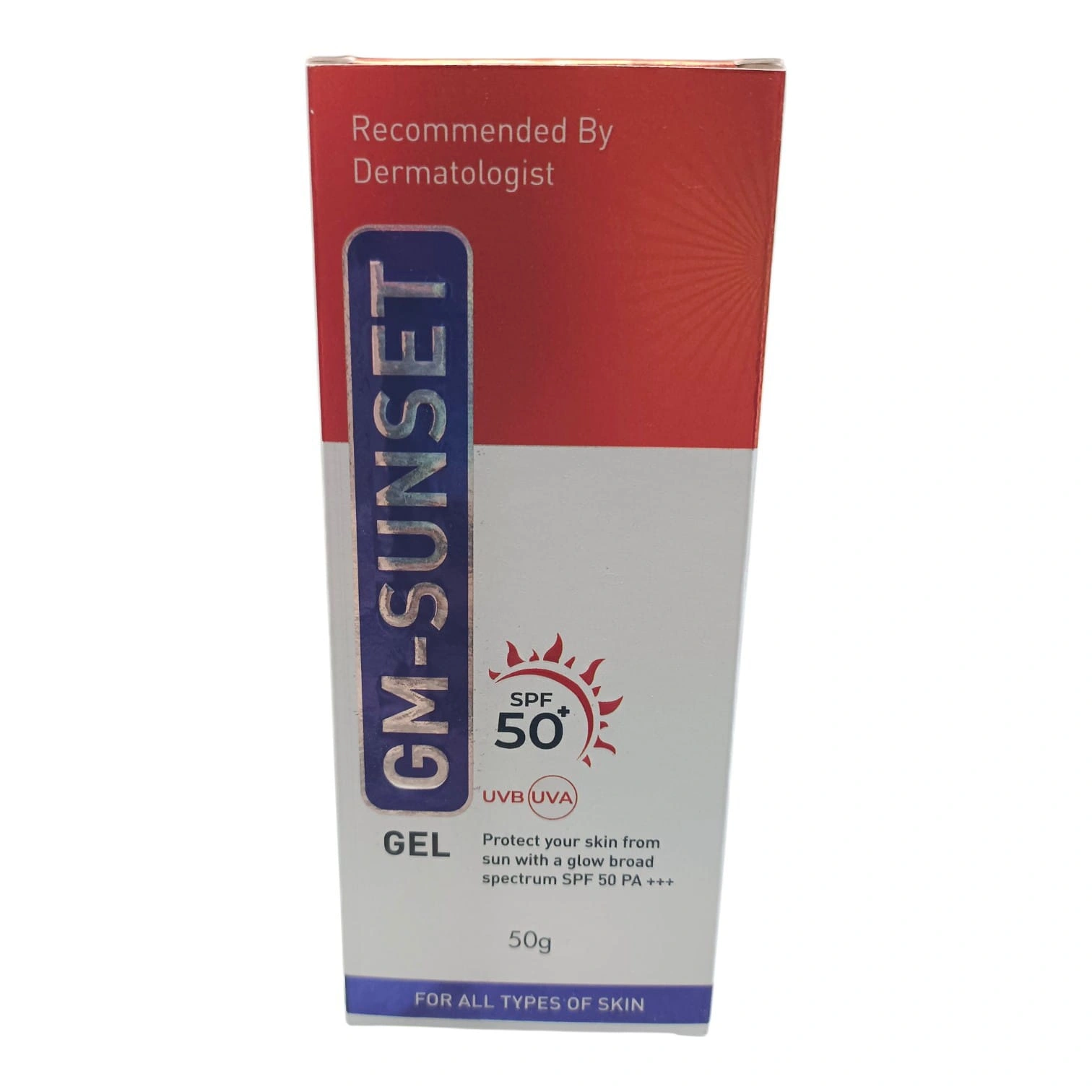 GM Sunset Sunscreen Gel SPF 50 (50gm)