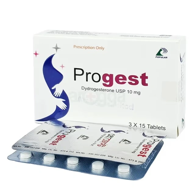 Progest 10 mg Tablet -15 Pcs