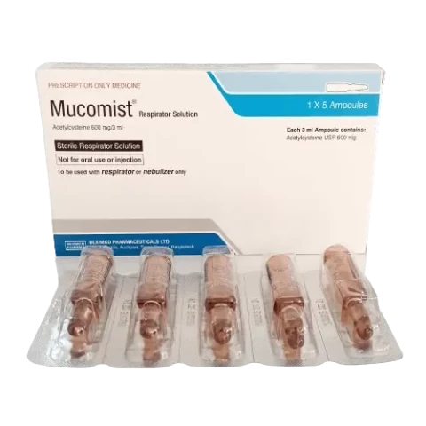 Mucomist Respirator Solution-5's Pack