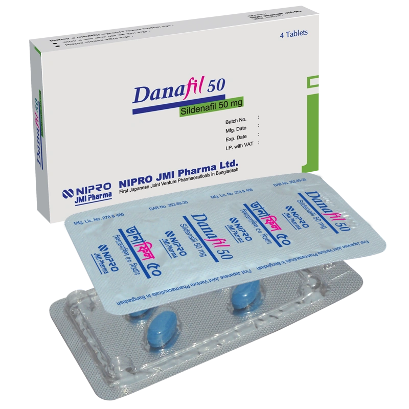 Danafil 50 mg Tablet-4's Pack