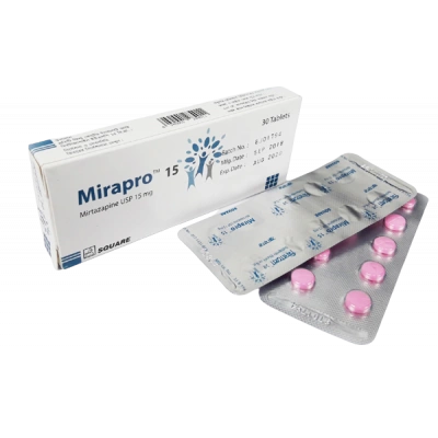 Mirapro 15 mg Tablet-10's Strip