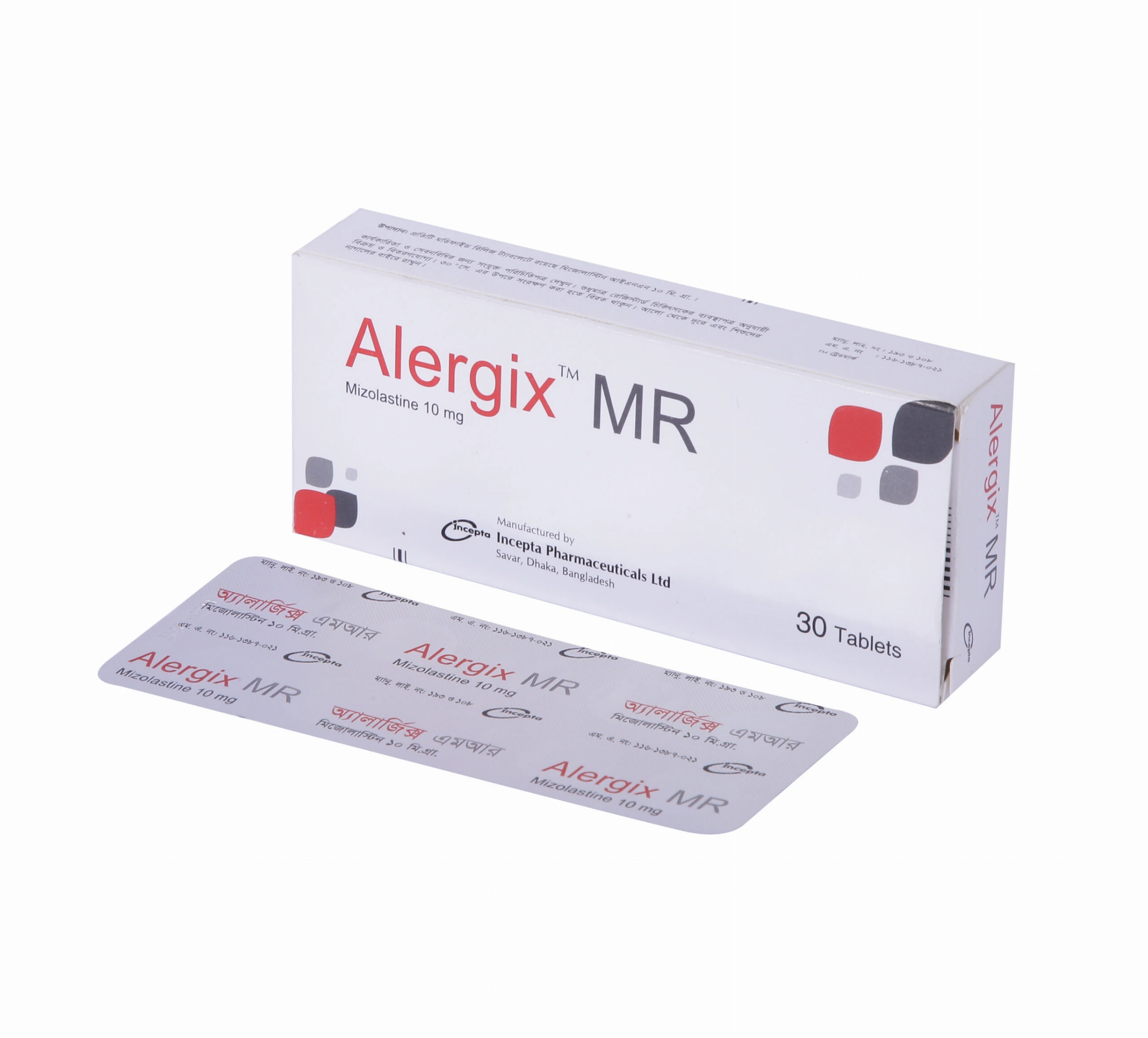 Alergix MR 10 mg Tablet-30's Pack