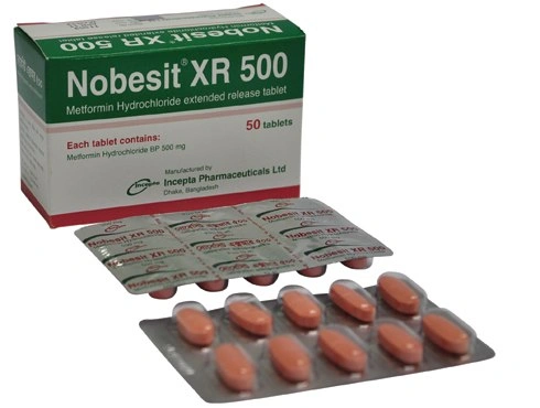 Nobesit XR 500 mg Tablet-10's Strip