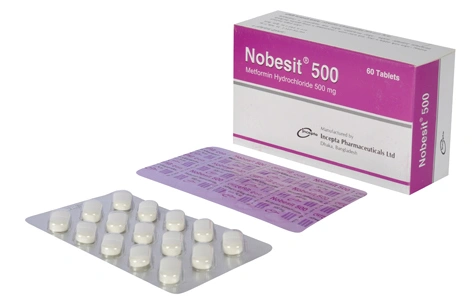Nobesit 500 mg Tablet-15's Strip