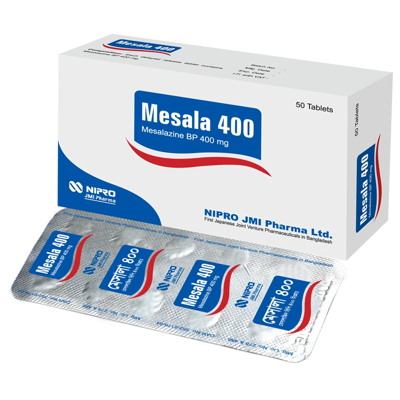 Mesala 400 mg Tablet-50's Pack