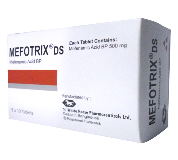 Mefotrix DS 500 mg Tablet-50's Pack