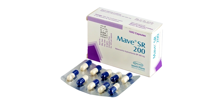Mave SR 200 mg Capsule-10's Strip