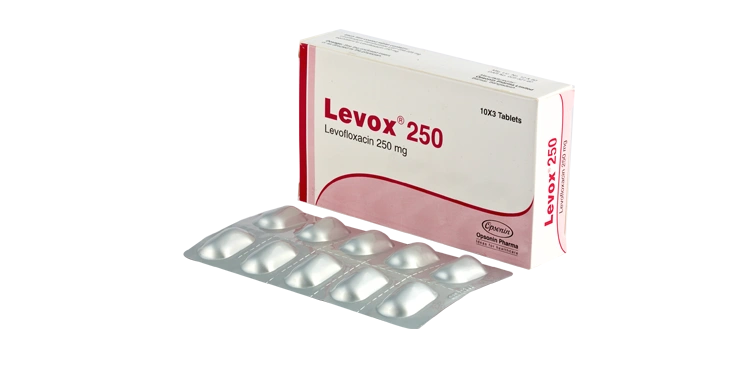 Levox 250 mg Tablet-10's Strip