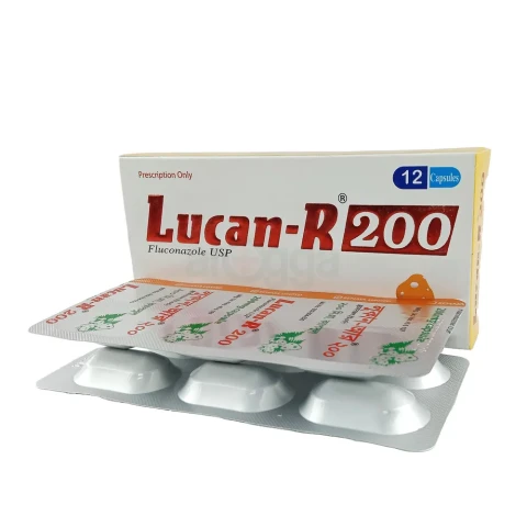 Lucan-R 200 mg 12's pack