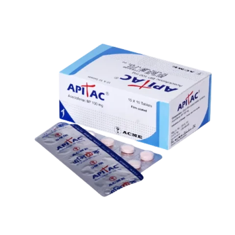 Apitac 100 mg Tablet-10's Strip