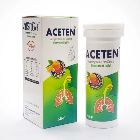 Aceten 600 mg Tablet-10's Pack