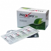 Maxpro 20 mg tablet 14's strip
