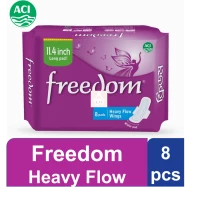 Freedom Sanitary Napkin-8 Pis (Heavy Flow Wings)