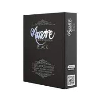 Amore  Black Luxury Condoms-3's Pack