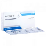 Mucomist DT 600 mg Tablet-10's Strip