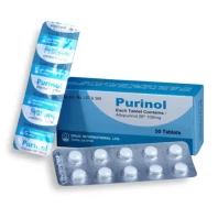 Purinol 100 mg Tablet-50's Pack