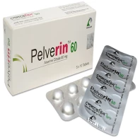 Pelverin 60 mg Tablet-10's Strip