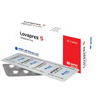 Lovapres 5 mg Tablet-50's Pack