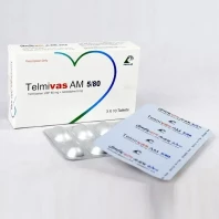 Telmivas AM 5/80 mg Tablet-30's Pack