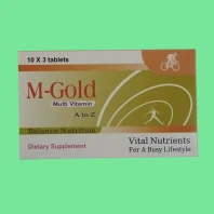 M Gold Tablet 30 pcs