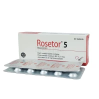 Rosetor 5 mg Tablet-10's strip
