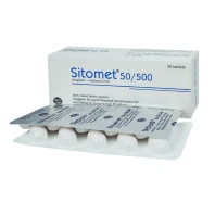 Sitomet 50 mg+ 500 mg Tablet-10's strip