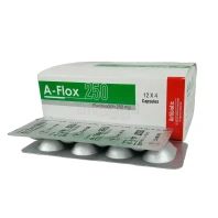 A-Flox 250 mg Capsule-48's pack