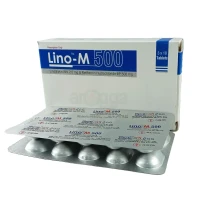 Lino-M 2.5 mg+500 mg Tablet-10's strip