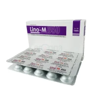 Lino-M 2.5 mg+850 mg Tablet-10's strip