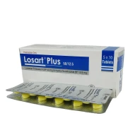 Losart 50 mg +12.5 mg Tablet-10's strip