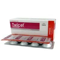 Twicef 500 mg Capsule-4's Strip