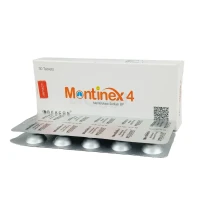 Montinex 4 mg Tablet-10's Strip
