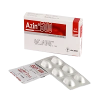 Azin 500 mg Tablet-6's Strip