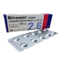 Nitromint Retard 2.6 mg Tablet-10's Strip