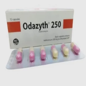 Odazyth 250 Capsule-12's pack