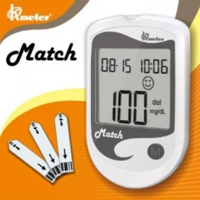 OKmeter Match Blood Glucose Test Strips-25's Pot