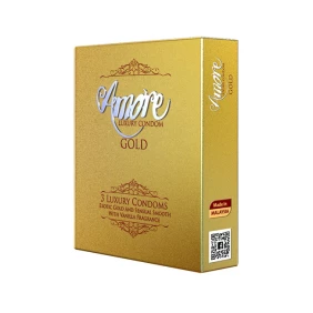 Amore Gold Condoms-3's Pack