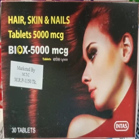 Biox 5000 mcg Tablet-30's Pack