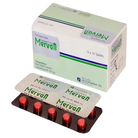 Mervan 100 mg Tablet-10's Strip