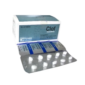 Clof 100 mg Tablet-10's Strip