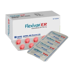 Flexivan ER 200 mg Tablet-10's Strip