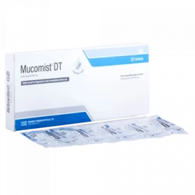 Mucomist DT 600 mg Tablet-10's Strip
