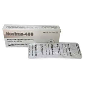 Novirax 400 mg Tablet-20's Pack