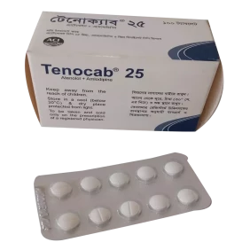 Tenocab 25 Tablet-10's Strip