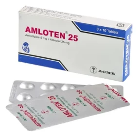 Amloten 25 Tablet-10's Strip