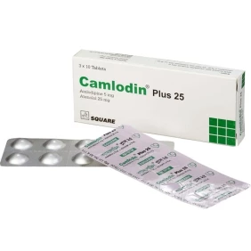 Camlodin Plus 25 Tablet-10's Strip